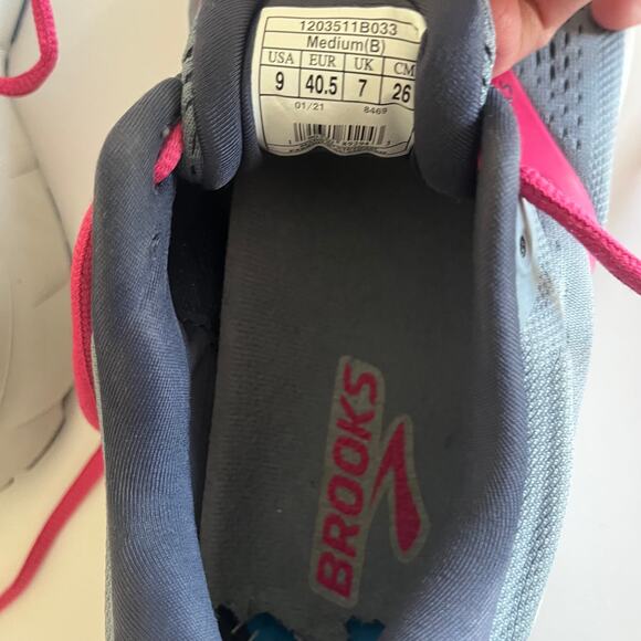 Brooks Trace 120351-1B-033 Women's 9 Sneaker Gray Pink Running - Picture 9 of 9